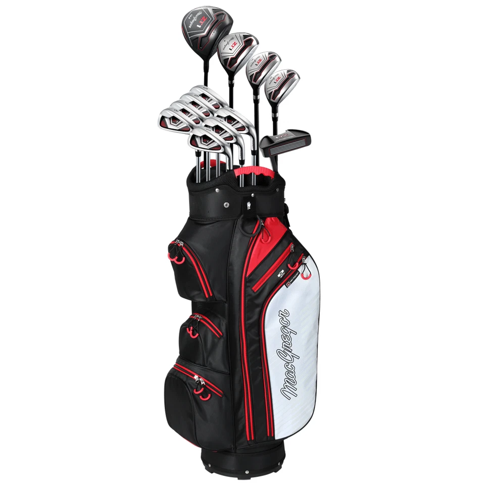 MACGREGOR 2025 ZT1 MENS COMPLETE GOLF SET +DELUXE GOLF CART BAG / LEFT HANDED - Image 1 of 4