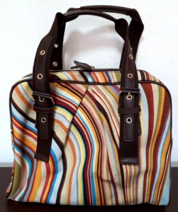 Paul Smith Bag Stripe Pattern Women Handbag Fashion Item Used - Picture 1 of 8