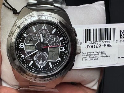 Citizen JY8120-58E Promaster Skyhawk A-T Perpetual Chronograph GMT Black Dial #5 - image 1 of 4
