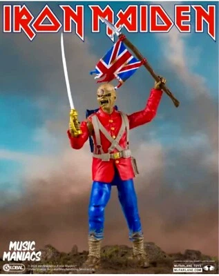 IRON MAIDEN EDDIE TROOPER 1:12 MCFARLANE TOYS VINTAGE ALBUM COVER 6” FIGURE MOSC - Image 1 of 4