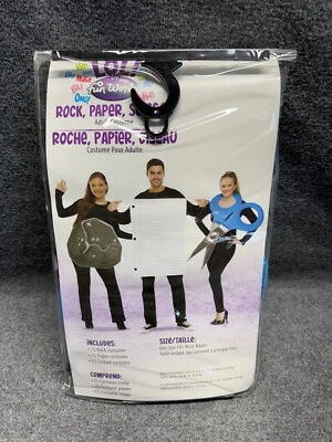 Fun World Hombre Tijera Papel Roca (Juego de 3) Disfraz Adulto Multi UNISEX - Hombres u Foto 1 de 4