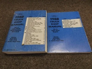 1988 Ford Bronco Econoline F150 F250 F350 Super Duty Service Repair Manual - Picture 1 of 1