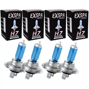 4x H7 55W 8500K EXSPA EDITION XENON SUPER WHITE Halogen Birnen E-PRÜFZ - Bild 1 von 3