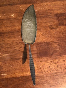 Sterling silver antique pie server. Very old and hand wrought. - Picture 1 of 6