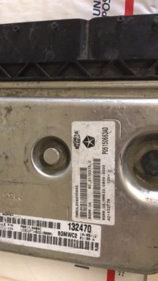 P05150663AD ECU Computer 2013 Dodge Dart - Immagine 1 di 2