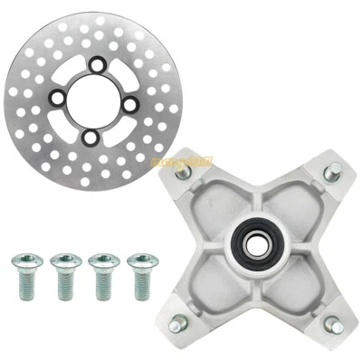 Front Wheel Hub & Brake Rotor Assy for Yamaha Warrior 350 YFM350X 1989-2004 ATV - Image 1 of 4