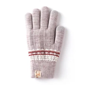 Gloves Knitted Cashmere Gloves Wool Mittens Touch Screen Gloves Female Gloves - Picture 1 of 15