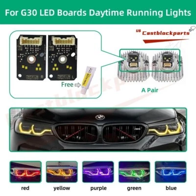 Para BMW Serie 5 530i 540i G30 F90 M5 Ojos de Ángel Placas LED Chips 1 Par Foto 1 de 4