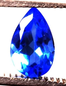 4.25 Cts. Natural Blue Tanzanite Pear Shape Certified Loose Gemstone - Picture 1 of 4
