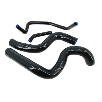 Fits PORSCHE 928 1978-1984 Upper&Lower Black Silicone Radiator Coolant Hose Pipe Foto 1 de 4