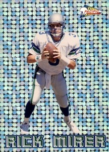 1993 Pacific Silver Prism Circular #12 Rick Mirer Seattle Seahawks