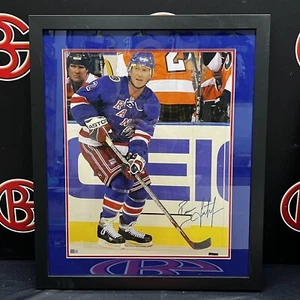 Brian Leetch Autographed New York Rangers Framed 16x20 Photo Signed Steiner CX - Picture 1 of 3