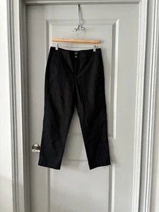 J. Crew Factory Womens Pants High-Rise Girlfriend Chino Black Size 10 - Picture 1 of 8