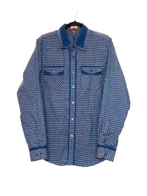 TRUE ROCK Men's Long Sleeve Casual Button Down Collared Shirt Size Large - Image 1 of 4