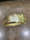 Sarah Coventry Supreme Panther Two Tone Bangle Watch Bracelet Panther(e)