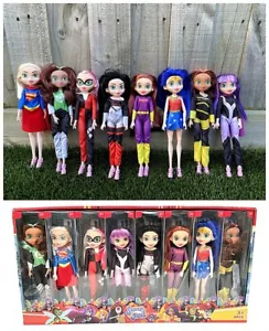 8pcs 25cm DC Super Hero Girls Dolls Movable Joint Action Figures Doll Kids Toy - Picture 1 of 12