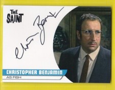 THE SAINT series 2 - AUTO CARD CB2, CHRISTOPHER BENJAMIN  - UNSTOPPABLE CARDS