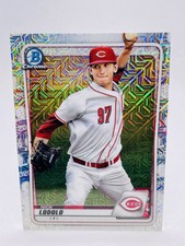 2020 Bowman Chrome Nick Lodolo Mojo Refractor Cincinatti Reds BCP-39