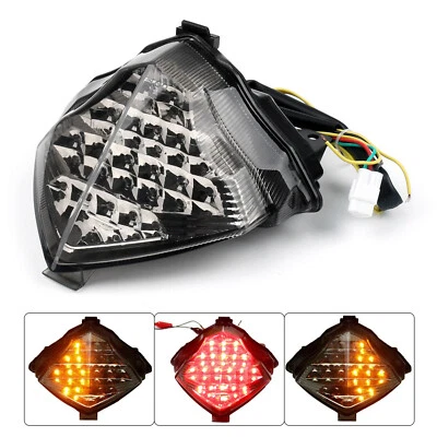 Smoke LED Tail Light With Turn Signal for Yamaha YZF R1 YZF-R1 2004-2006 2005 T8 - Imagem 1 de 4
