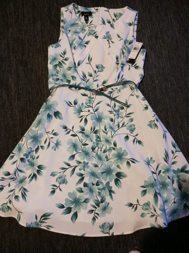 Abito da donna Alyx senza livella stampa floreale lunghezza al ginocchio taglia 12P