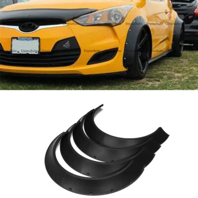 31"Universal Fender Flares Wheel Arches Wide Body Kit For Hyundai Veloster - Image 1 of 4