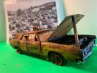 Built Model Cars - 1970s Ford Galaxy Taxi Junkyard Barn Find