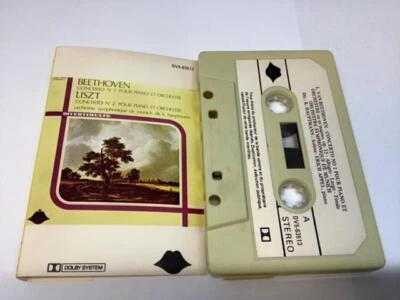 F. LISZT Cassette Tape L. VAN BEETHOVEN CONCERTOS 1 & 2 POUR PIANO DV5-63513 - Image 1 of 4