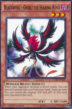 1X NM Blackwing - Ghibli the Searing Wind - LC5D-EN120 - Common 1st Edition
