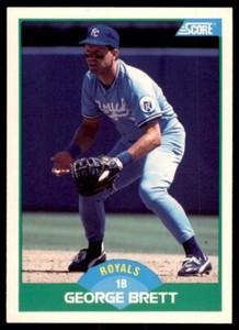 1989 Score George Brett Kansas City Royals #75