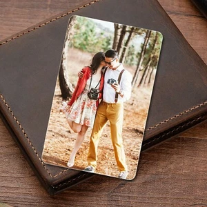 Personalised Keepsake Mini Card for Wallet Purse - Insert Photo Gift Card - Picture 1 of 2
