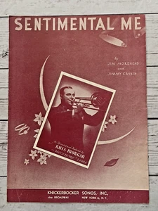 Vintage Sheet Music - Book Sentimental Me Jim Morehead & Jimmy Cassin - Picture 1 of 3