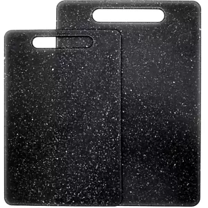 2er-Pack weißes Hackbrett rutschfeste Oberfläche Kunststoff 34 x 24 cm - 2er-Pack - Bild 1 von 2
