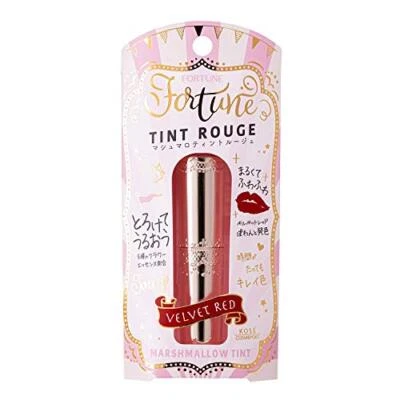 KOSE FORTUNE Marshmallow Tint Rouge 01 Long-lasting Lipstick Velvet Red 3.8g - Image 1 of 4