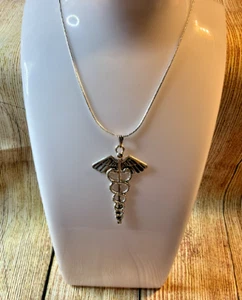 Silver Necklaces, hand-made, available in 2 designs, in a velvet bag - Photo 1/10
