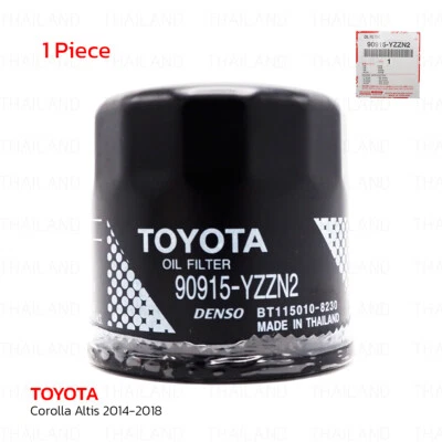 For Toyota Corolla Altis 2014 - '18 Oil Filter 90915-YZZN2 Foto 1 de 4