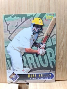 MIKE HUSSEY🏆#94 1996 Futera World Cup SHEFFIELD SHIELD Cricket Card🏆 - Picture 1 of 2