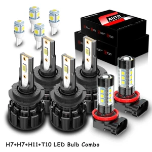 For Land Rover Discovery L319 2004-2018 H7 H7 H11 Led Headlight Fog Light Bulbs - Picture 1 of 14