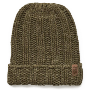 NUEVO CON ETIQUETAS Unisex Life is Good Fatiga Verde Sombrero Clima Frío - Imagen 1 de 4