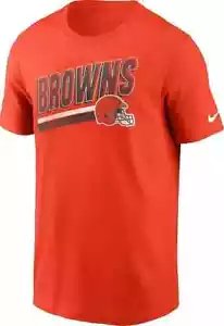 Nike Men's Cleveland Browns Blitz Team Helmet Orange T-Shirt Size X-Large NWT - Picture 1 of 1