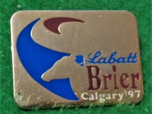 1997 LABATT BRIER Calgary Curling Pin Mint  - Bild 1 von 4