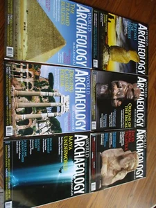 Current World Archaeology Magazine, Lot of 6 Issues #s 109 - 114, like new - Bild 1 von 1
