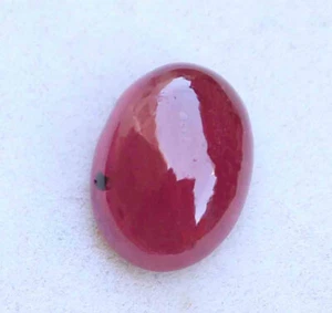 11,20 kt 11*15 MM NATÜRLICHER CABOCHON ROTER RUBIN OVAL - Bild 1 von 4