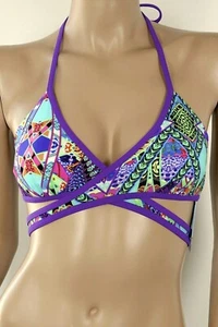 Soporte para cuello Sloggi parte superior de bikini para atar Bright Fantasy CTOP S M NUEVO - Imagen 1 de 4