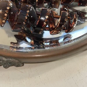 NWOT~ The French Atelier Squiggle Chignon Hair Pinch Clip - Brown Swarovski NEW - Picture 1 of 4