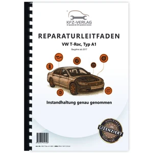 VW T-Roc Typ A1 ab 2017 Instandhaltung Inspektion Wartung Reparaturhandbuch - Bild 1 von 7