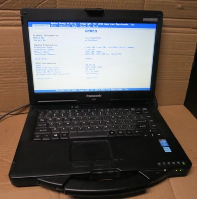 Panasonic Toughbook CF-53 Core i5-4310U For Parts or Repair Unit A7 - Image 1 of 4