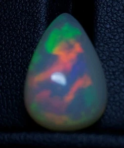 Natural Ethiopian opal cabochon - untreated white opal gemstone 8.95 CTS - Picture 1 of 12