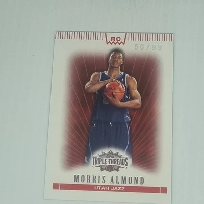 2007-08 Topps Triple Threads Ruby Red /99 Morris Almond #103 Rookie RC Near Mint - Image 1 of 4