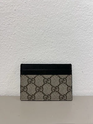 Gucci Kartenetui Beige Canvas GG - Bild 1 von 4