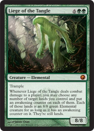 MTG - Liege of the Tangle - Scars of Mirrodin - NM, English Magic FLAT RATE SHIP - Image 1 of 1